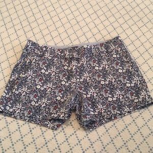 Floral J. Crew shorts